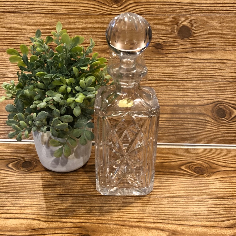 Atlantic full lead crystal decanter